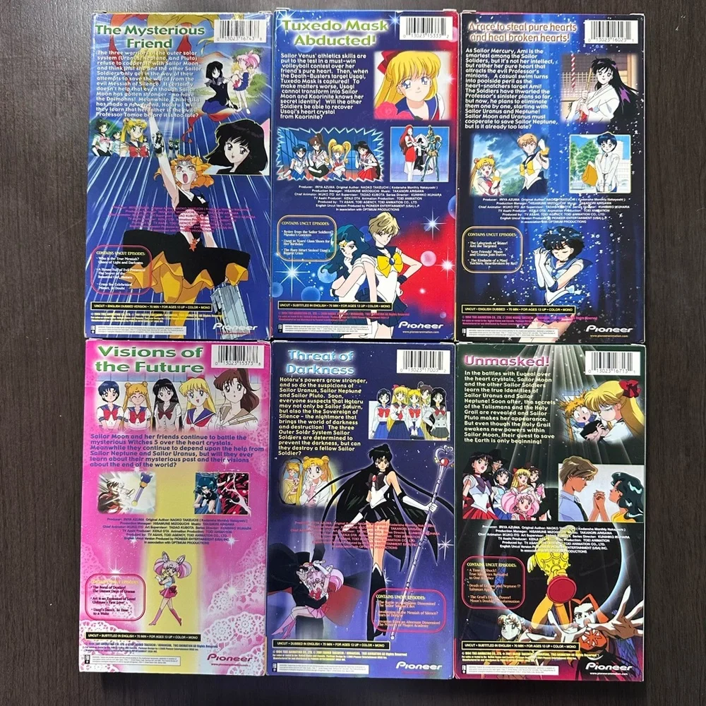 PIONEER Sailor Moon S VHS Collection - Multicolor - Picture 6 of 11